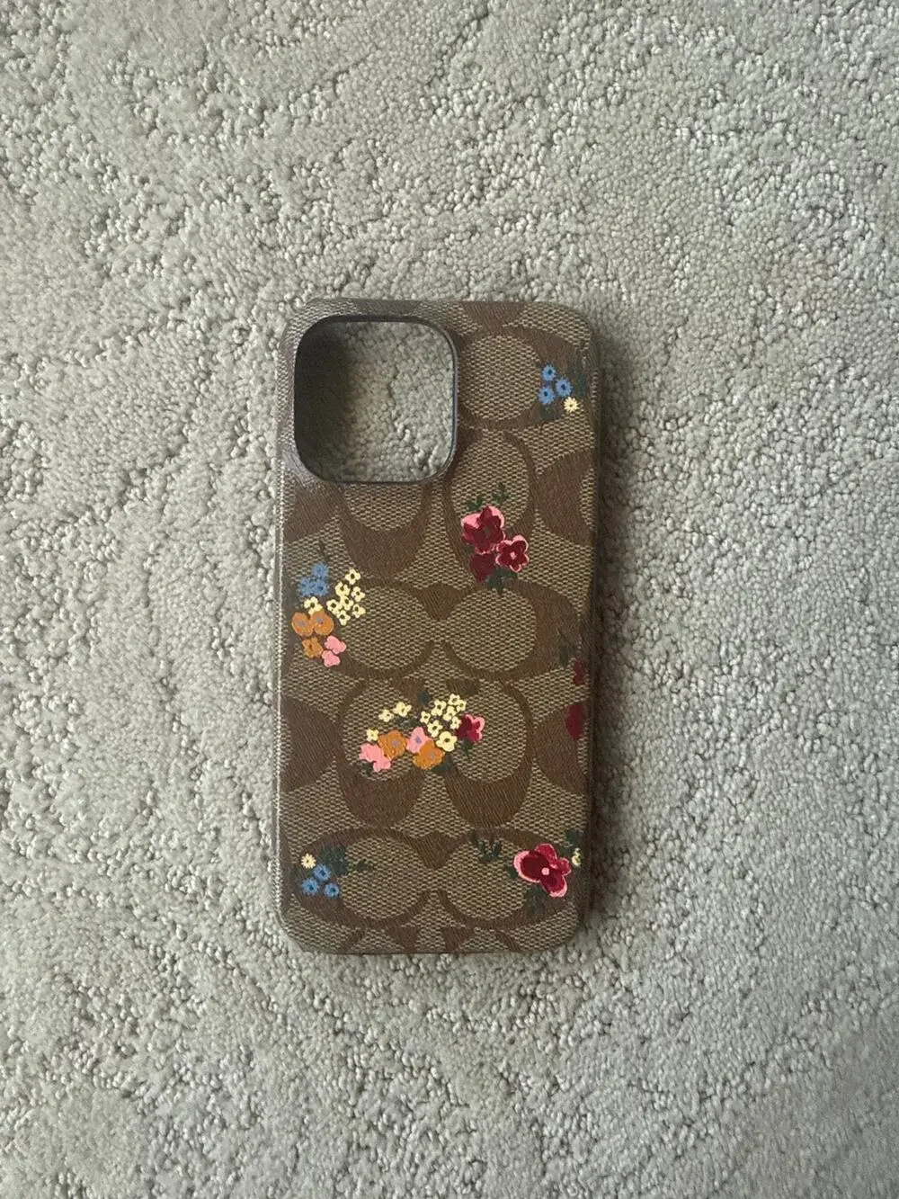 Floral Coach Case for iPhone 14 Pro Max